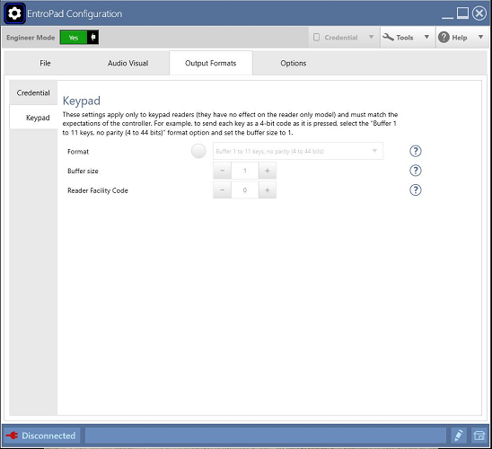 EntroPad Keypad Outputs - Management Kit